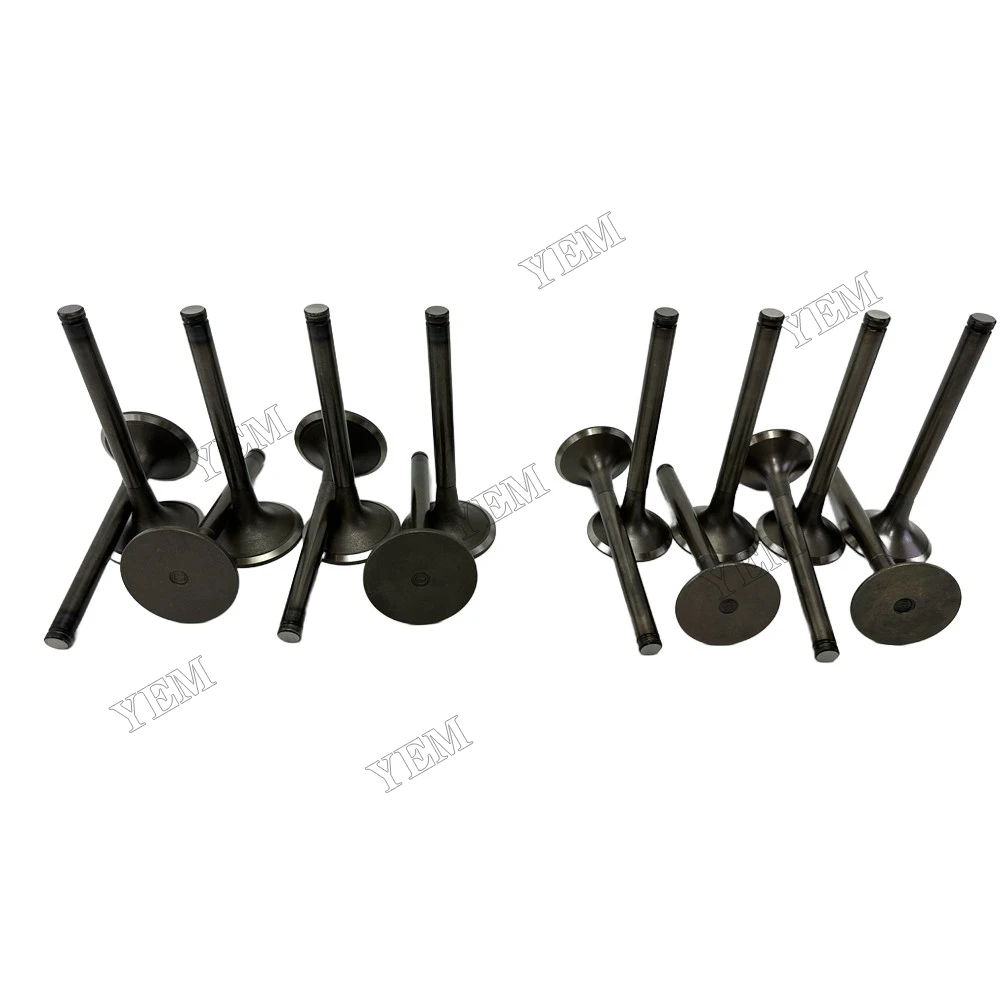 Intake and Exhaust Valve Fit for Doosan Develon D2848 Engine