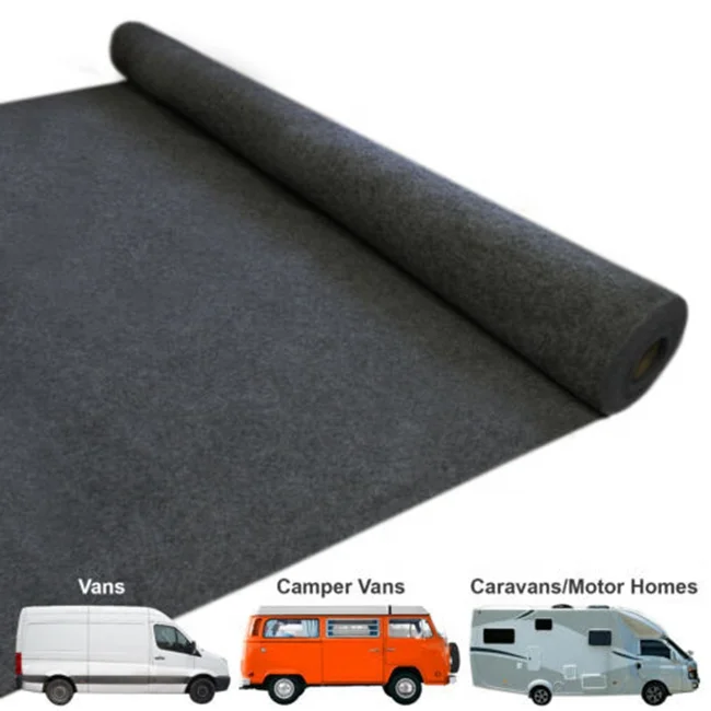 4 Way Stretch Car Van Carpet Lining Fabric Camper Conversions - EU Fabrics
