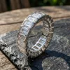 Argento S925 con zirconi incastonati   Colore oro bianco