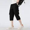 Black Three Quarter Capri Pants trousers
