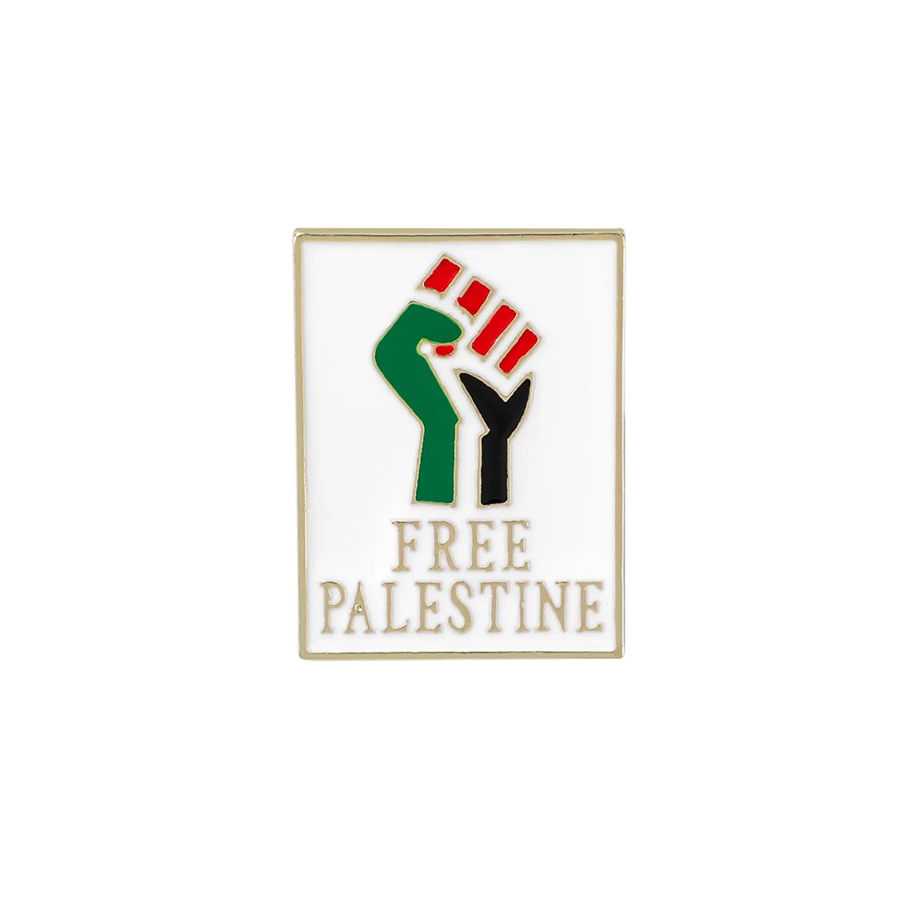 Pins Palestine – Lot De 10 Badges émaillés, Drapeau, Pour Décorer Vêtements Et Accessoires