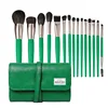 Green Makeup Brush Set