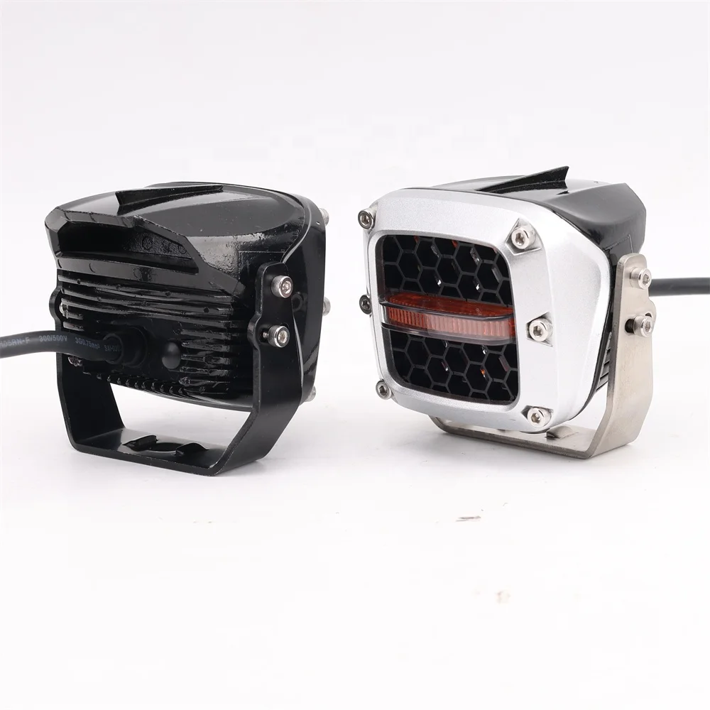 TIYPEOR Super Bright Flush Mount Led Work Lamp 12V Spot 4X4 60W Work Light 4