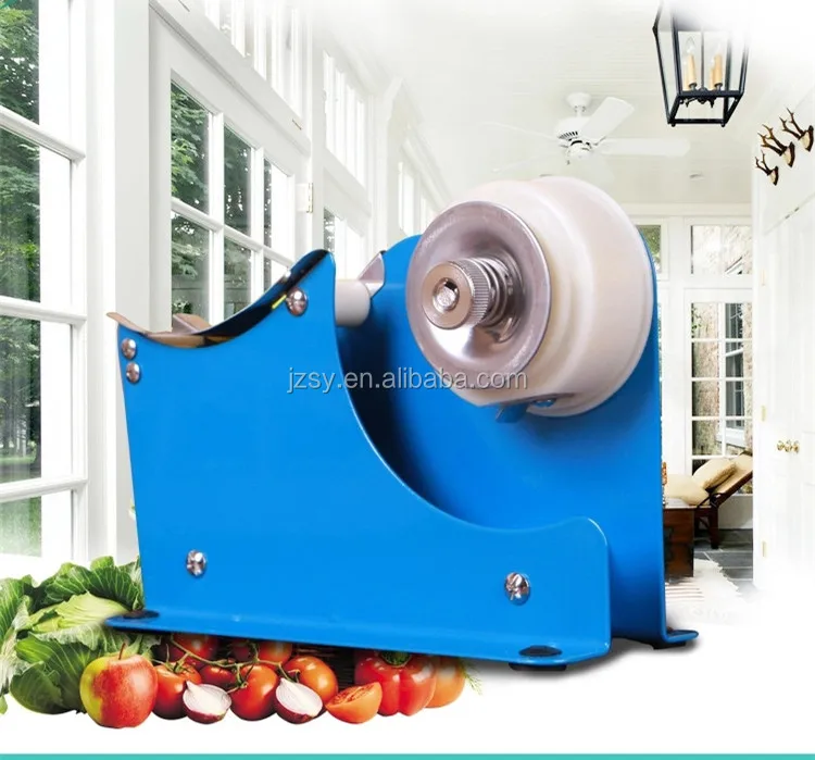 Manual Supermarket Fresh Vegetable Tying Machine Hand Small Binding Machine OPP Tape Strapping Machine