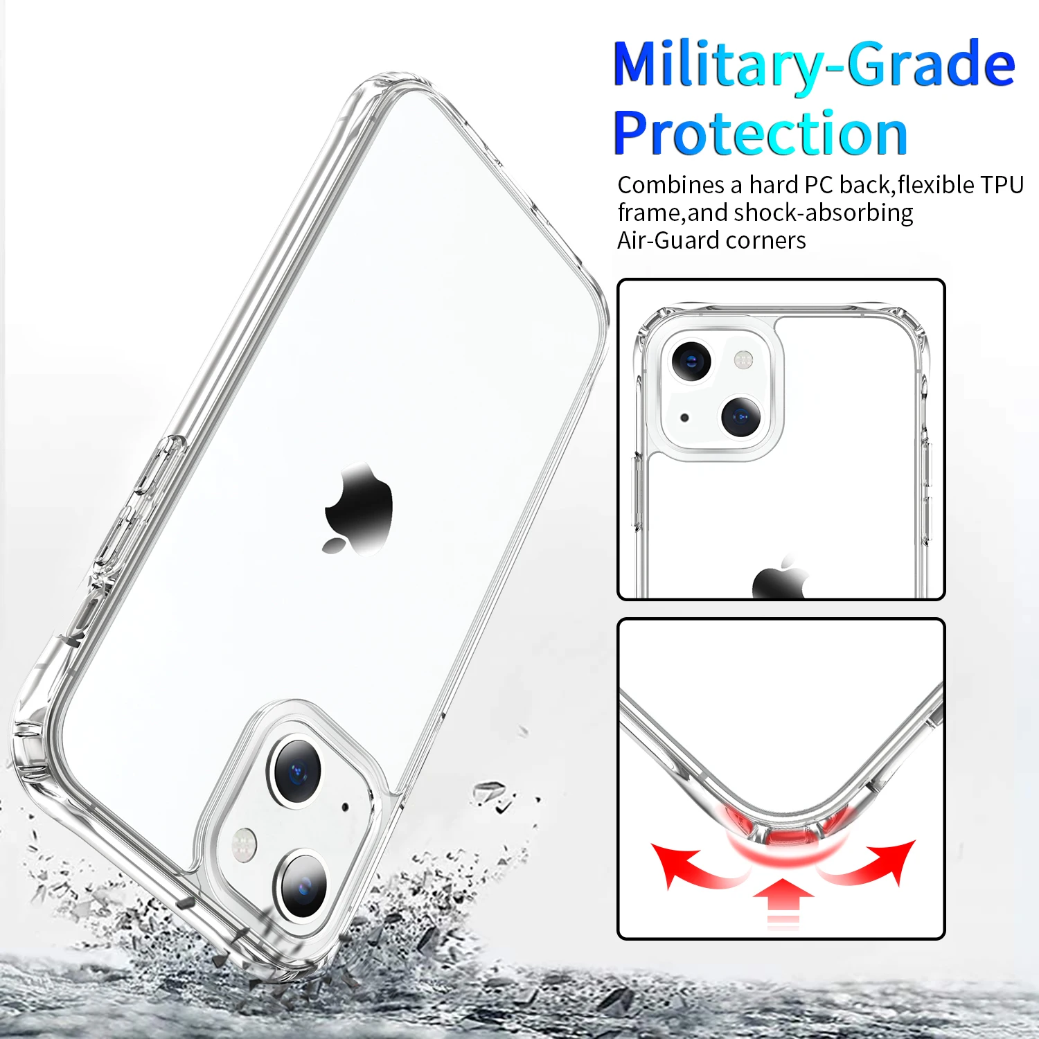 iPhone TPU+Bumper Shockproof Case – Alex Electronic Center