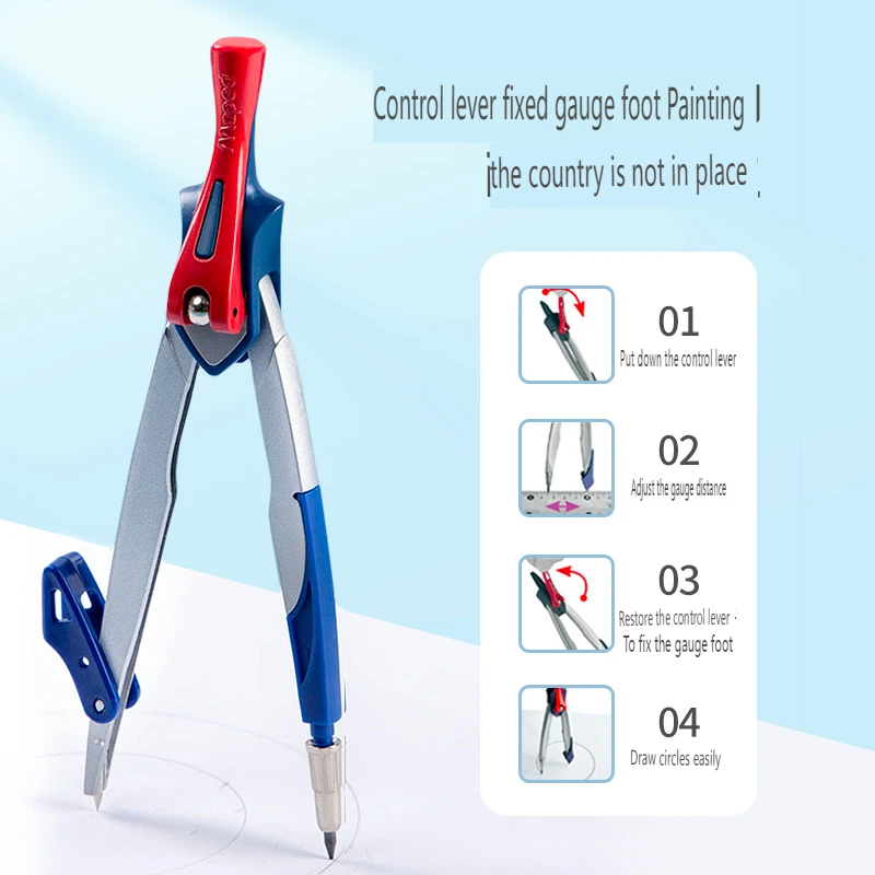 Смарт-интеллектуальный металлический студенческий компас с 2 0 мм