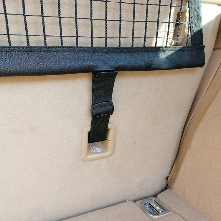 thumbnail image 2 of RK Accessories Premier Mesh Dog Barrier For Audi Q2 – Rear Pet Guard (Black Nylon) 2 of 6