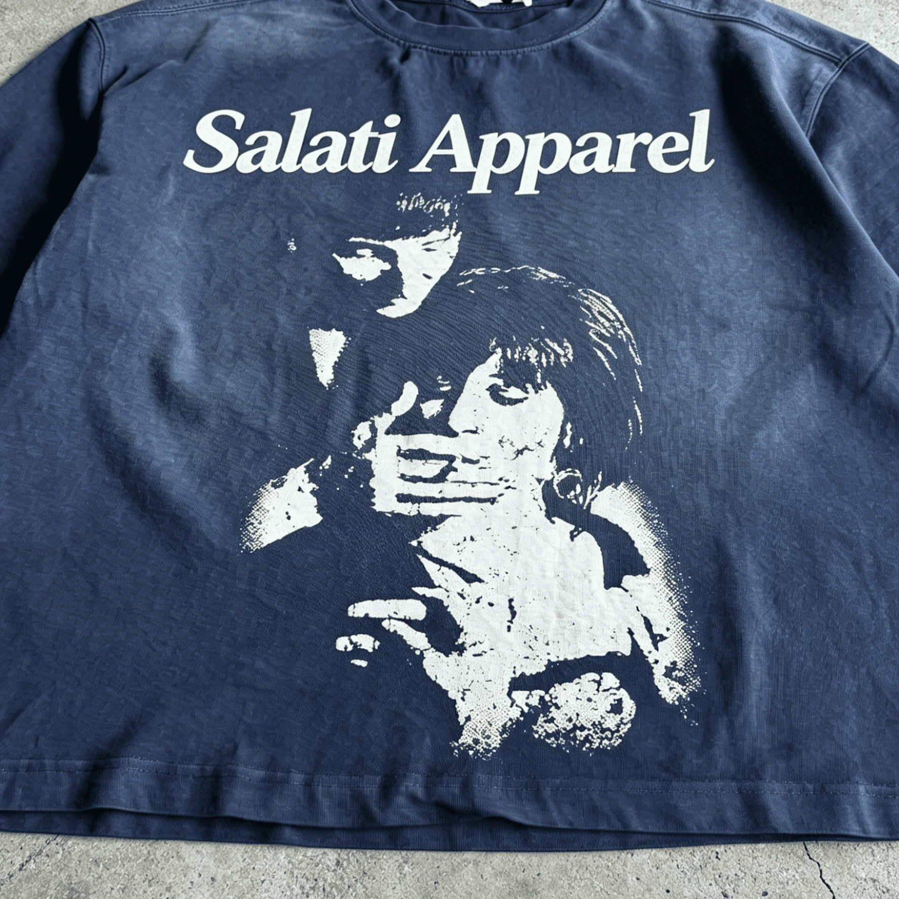Custom Designer Streetwear Distressed Graphic Vintage Acid Wash Ripped 100% Cotton Men T Shirt gallery 3