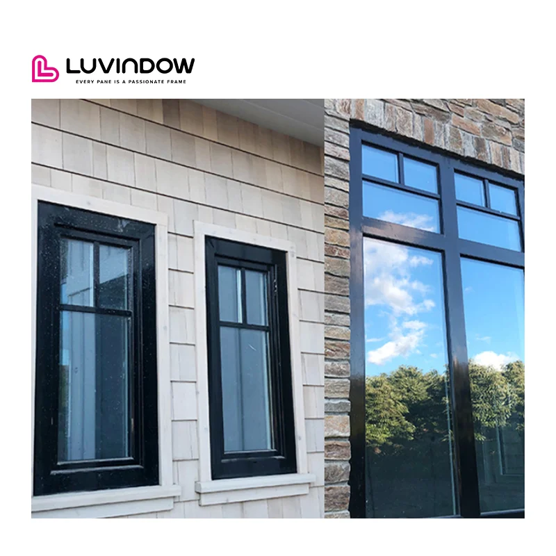 China Manufacturer's Advanced White Aluminum Windows Thermal Break Tilt Turn Double Glazed Low E Glass Louver Energy