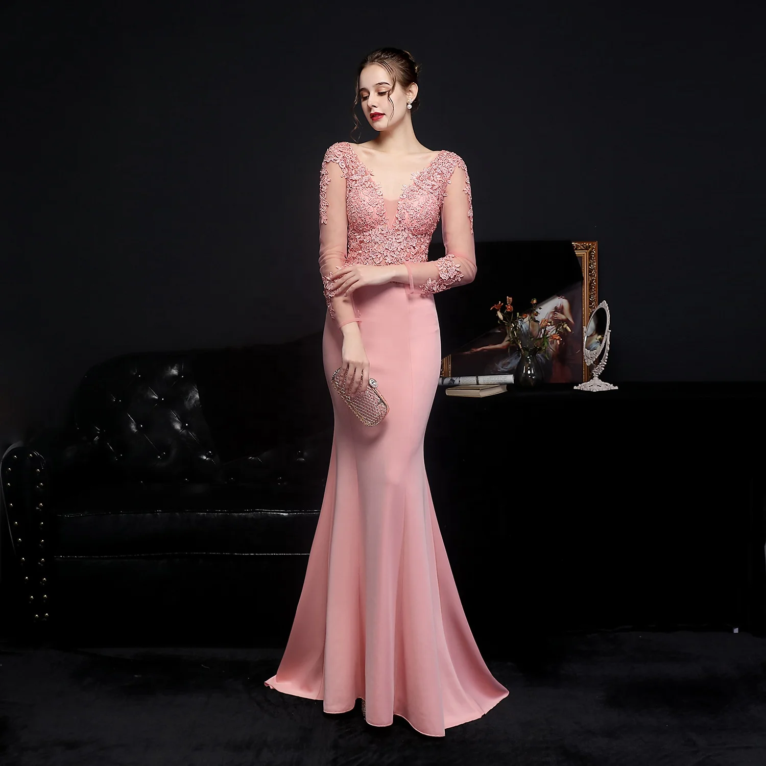 2024 New Arrival Bridesmaid Dresses Long High Quality Wedding Dress for Bridesmaid Wine Red Bridesmaid Dresses