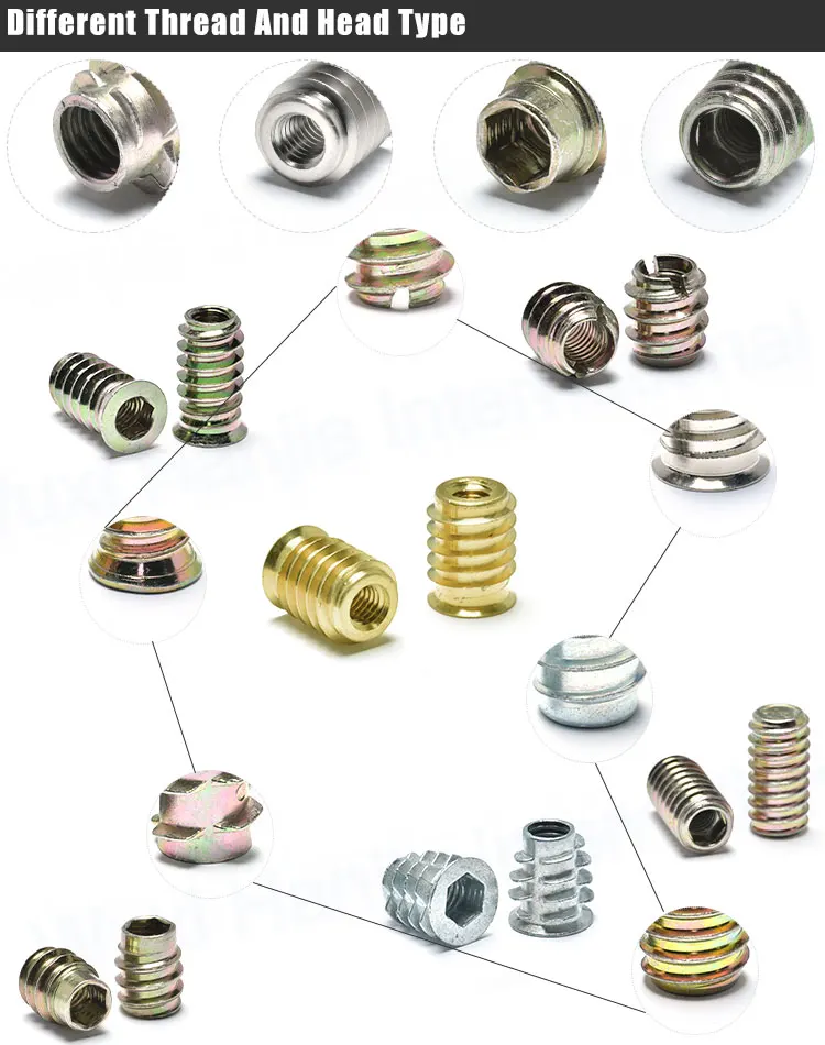 Customized Furniture Threaded Inserts For Wood Insert Nut Buy Thread