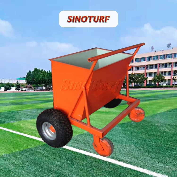 Soccer Football Field Rubber Granule and Sand Infill Machine for Artificial Grass Pasto Sintetico