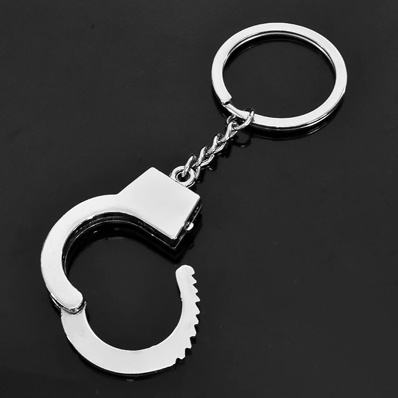 Handcuff Shaped Key Chain Hook Holder Ring Barrel Plating Zinc Alloy ...