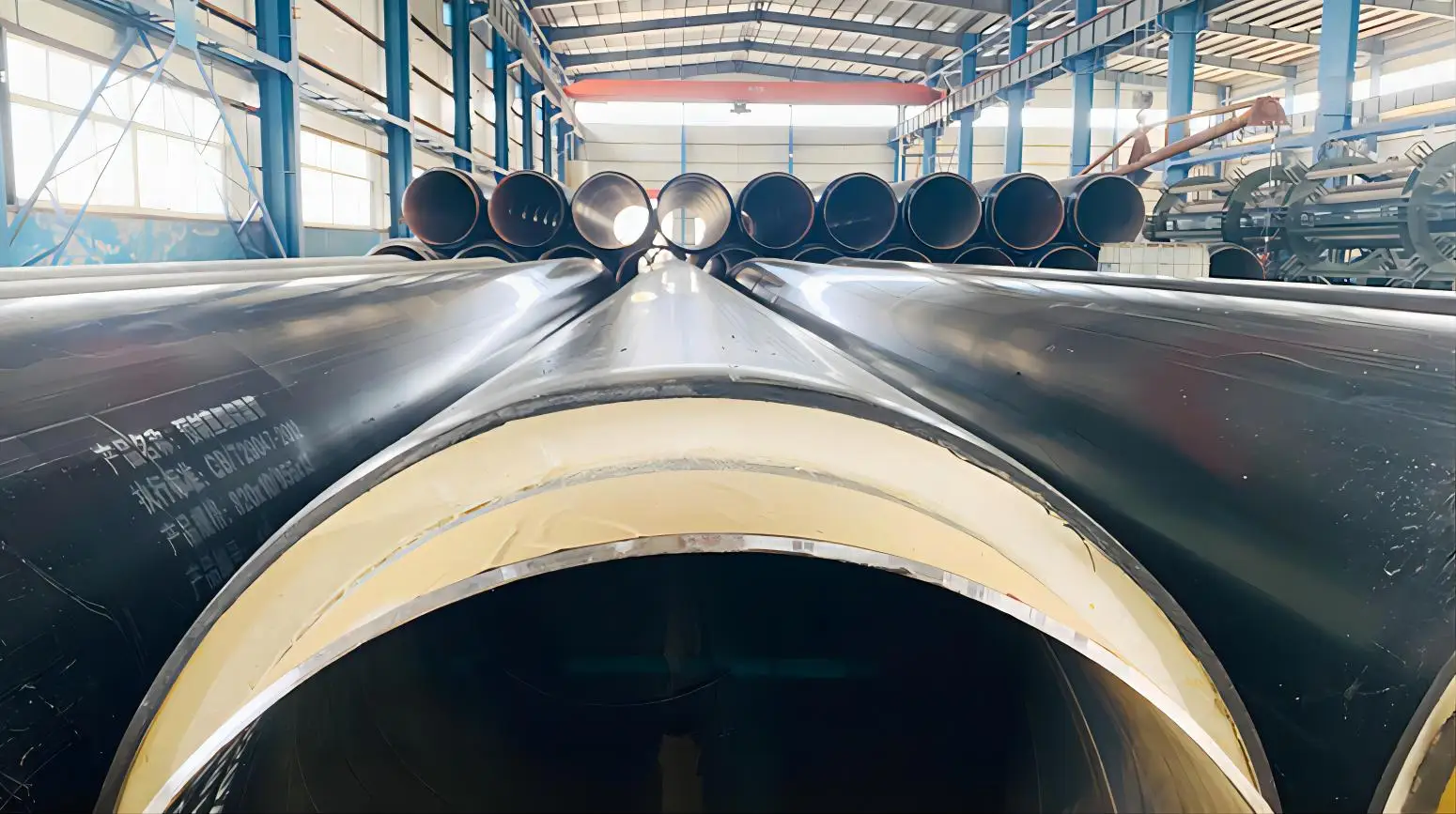 Hdpe Jacket Preinsulated Polyethylene Pipe Underground Insulation