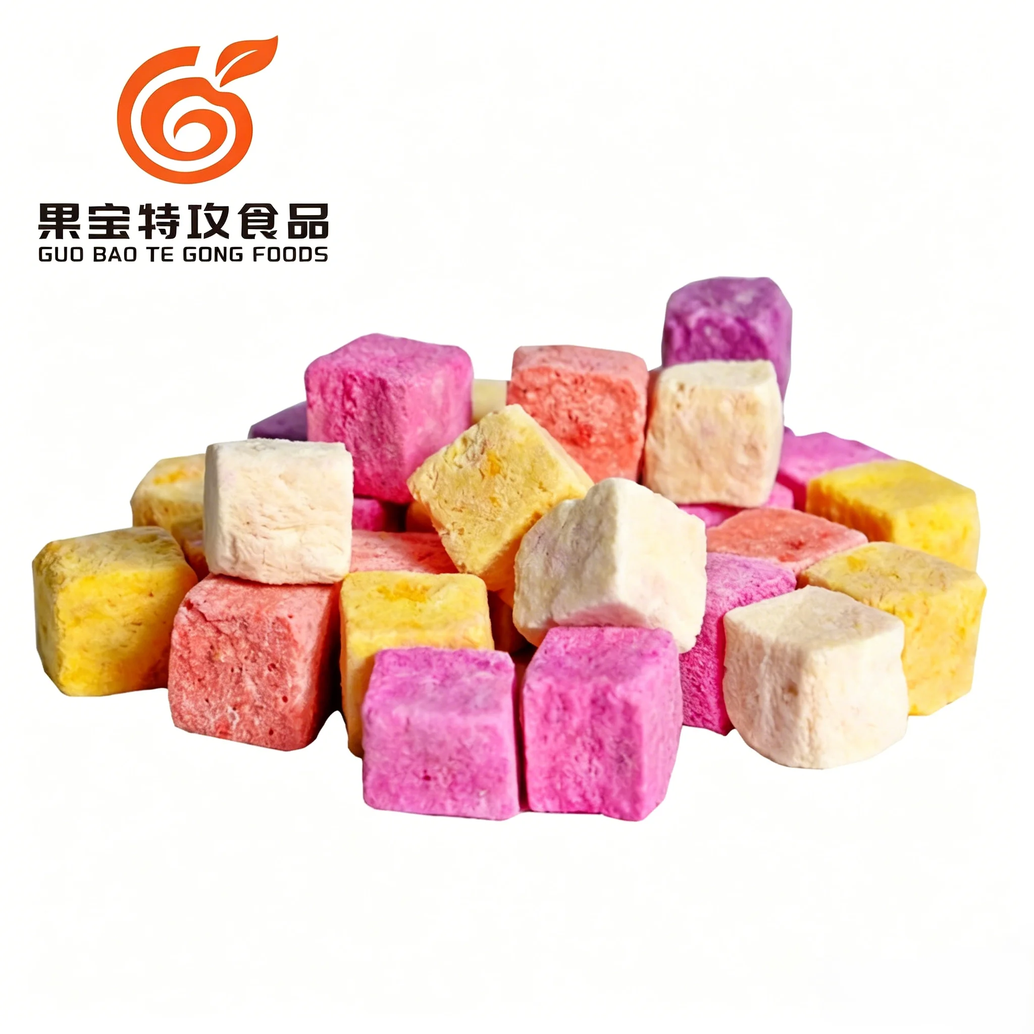 Factory Supply Freeze Dried Yogurt Cubes Freeze Dried Yogurt Bites