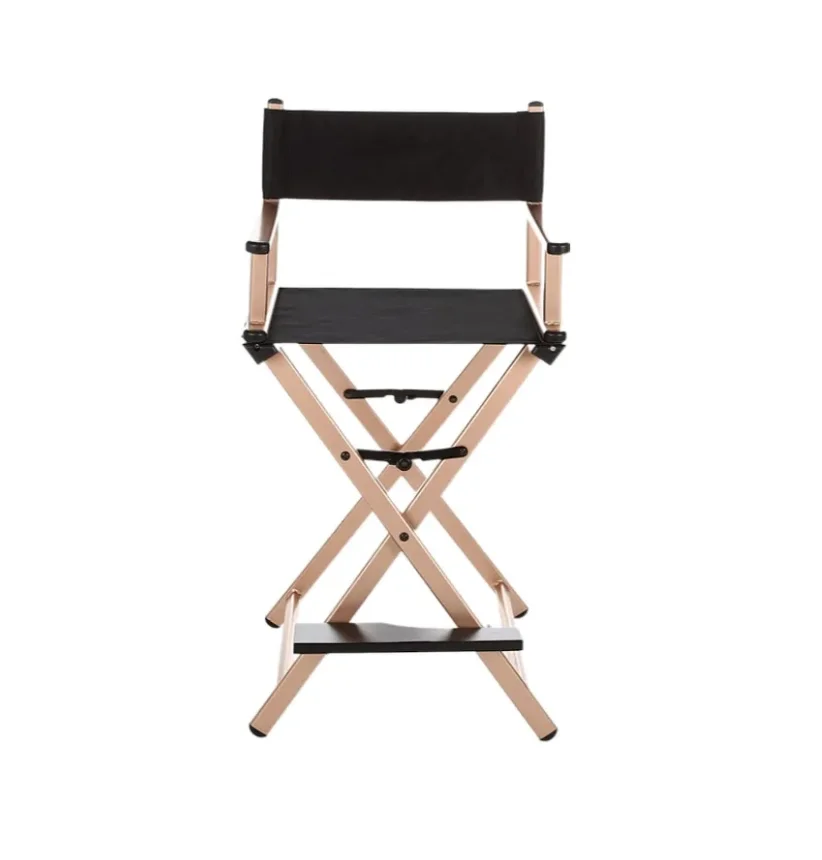 Chaise de Camping Pliante avec Table Latérale & Sac Isotherme,Chaise de Réalisateur Portable