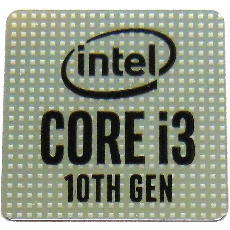 Sticker for Intel Core I3 10th Gen