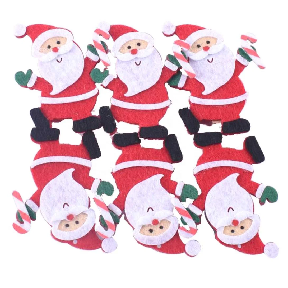 Juego De Fieltro De Navidad Para Niños Y Niñas,Adornos Desmontables Bonitos  Para Puerta De Casa,Decoración Colgante De Pared,Regalos De Navidad,6 Uds.  - Buy 6pcs De Navidad Decration Conjuntos,Navidad Fieltro Kit De Regalo