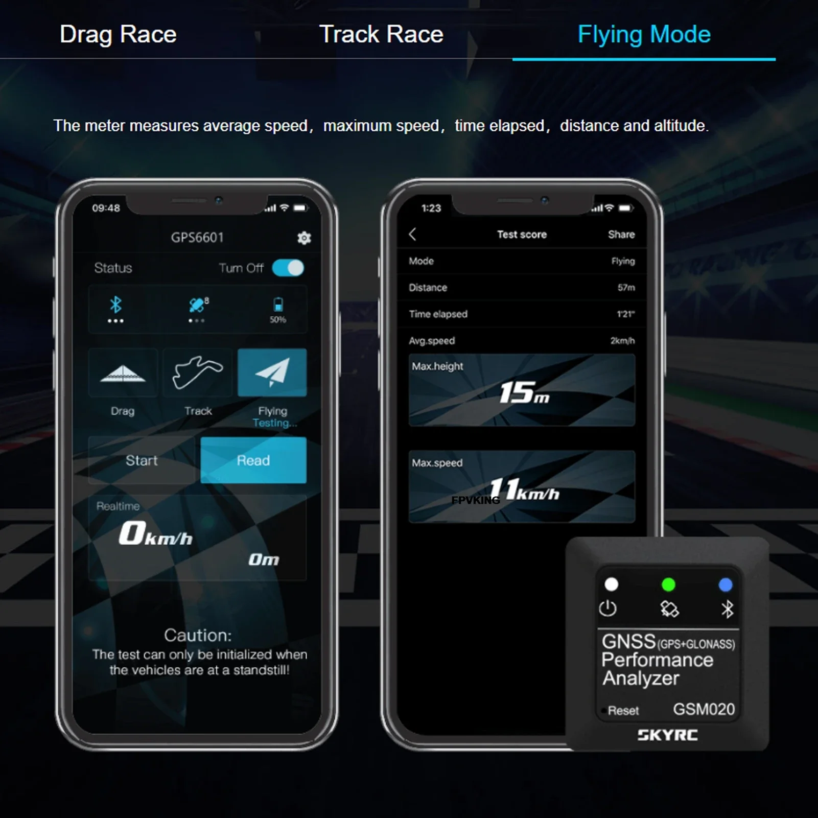 Dubs Performance Analyzer SKYRC GSM020 GNSS Performance Analyzer for RC Cars & Drones