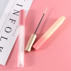 Mascara Tubes Long Slim 3ml Gradient Frosted Bottle Gold Cover Empty Mascara Tube Lip Gloss Tube