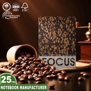 Low MOQ Custom Logo A5 Planners Recycled Green Tea Cork Journal Factory Price Hardcover Diary Promotional Printing Line Notebook