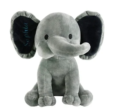 stuffed elephant with big ears