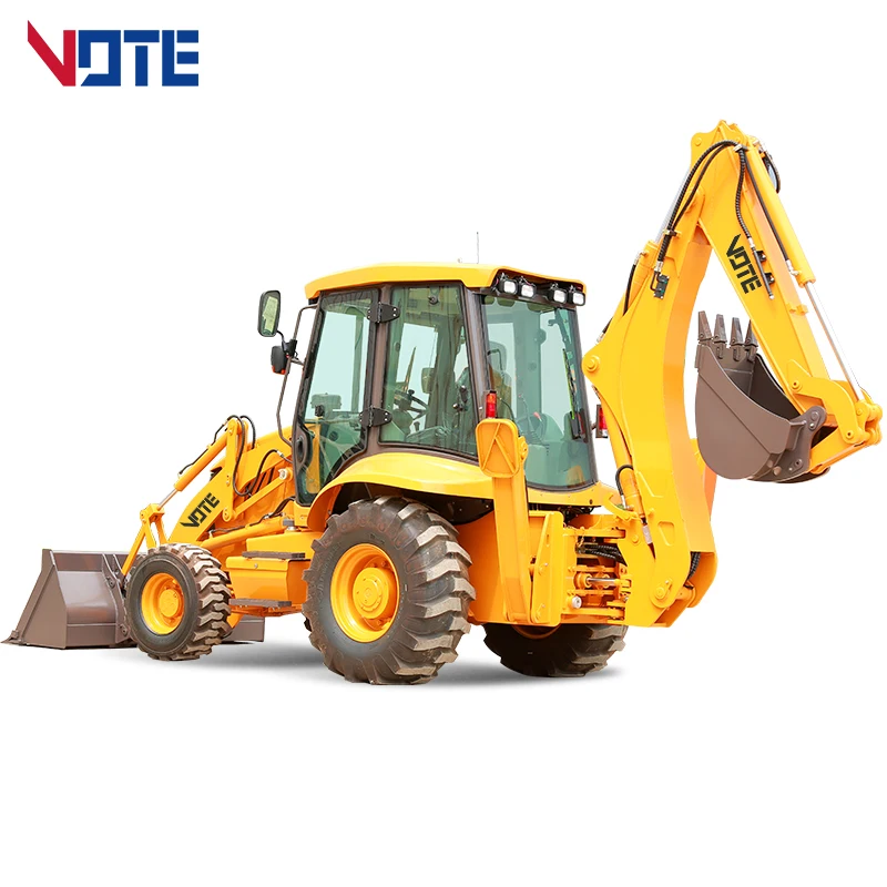 VOTE Mini Front End Telescopic Tractor Backhoe Loaders 4x4 Price for Sale Traktor Front Wheel Loader Backhoe