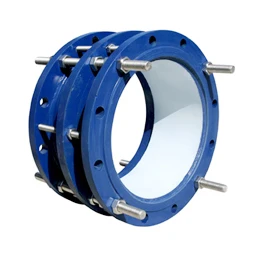 Single Piece Wide Range HDPE Pipe Ductile Iron Universal Flange Adapter Stainless Steel details