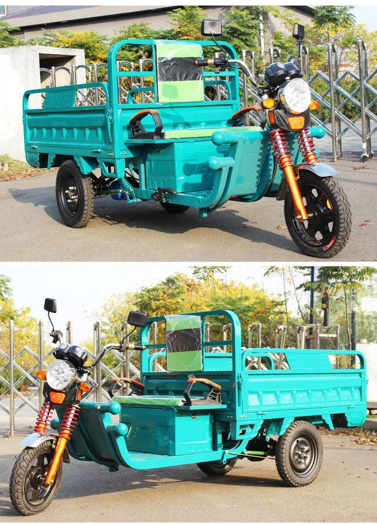 Cargo Tricycle Electric Trike Three Wheeler Tuk Tuk 3 Wheel Bike With