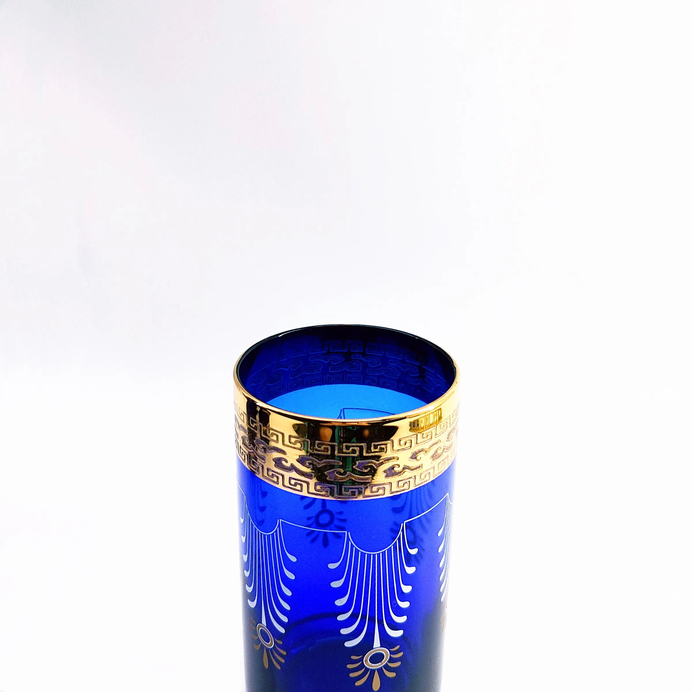 Đồ nước tinh tế và bộ cốc làm bằng tay Thùng thủy tinh và bộ cốc 3