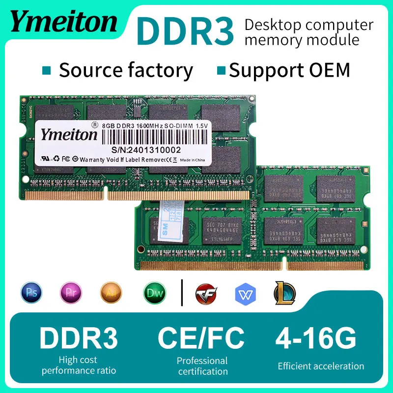 Ram Sodimm Ddr3 Ram 8gb Ddr3 Desktop VISIPRO SODIMM 8GB DDR3 PC