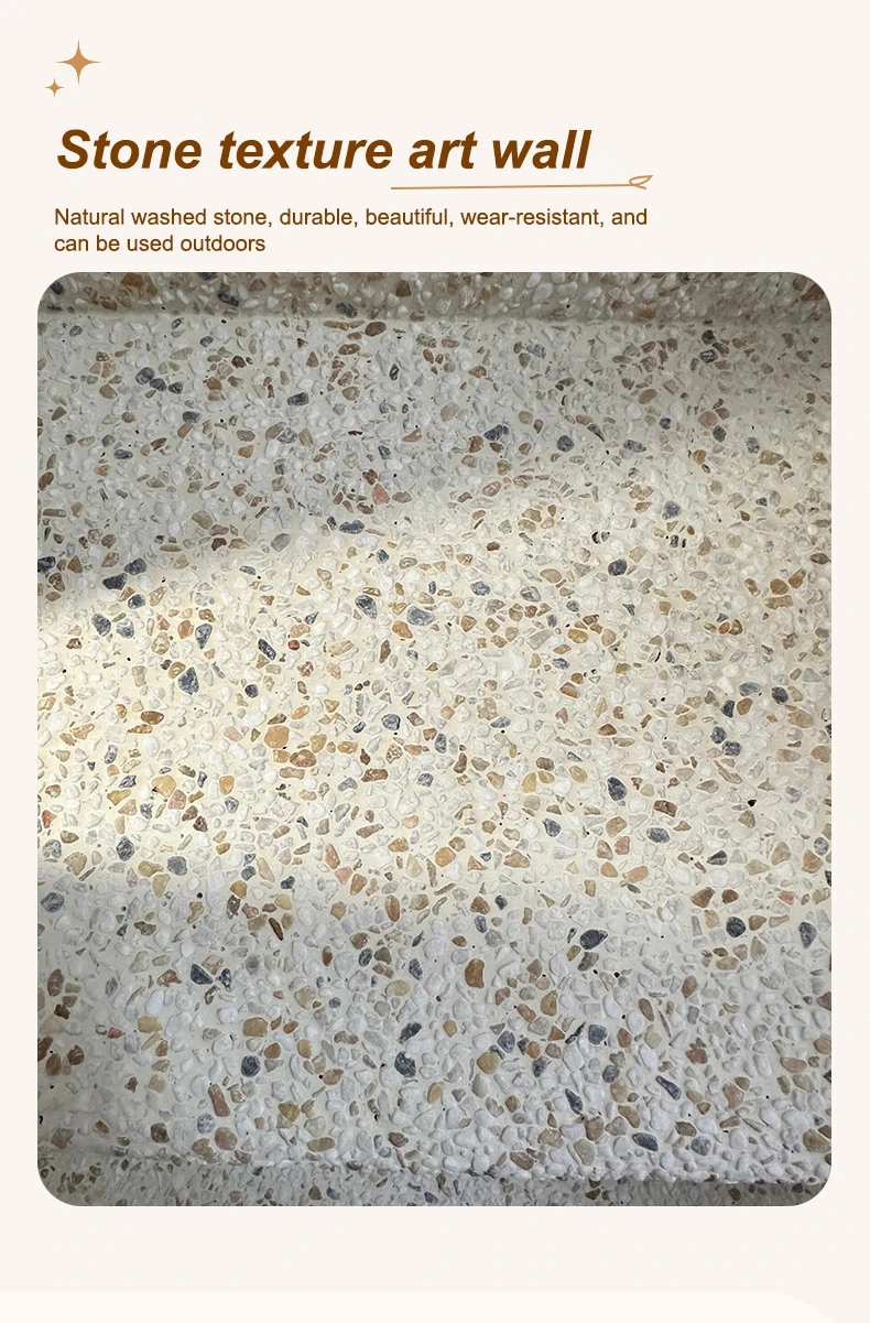 High Quality Popular Epoxy Washed Stone Driveway Resin Washed Stone ...