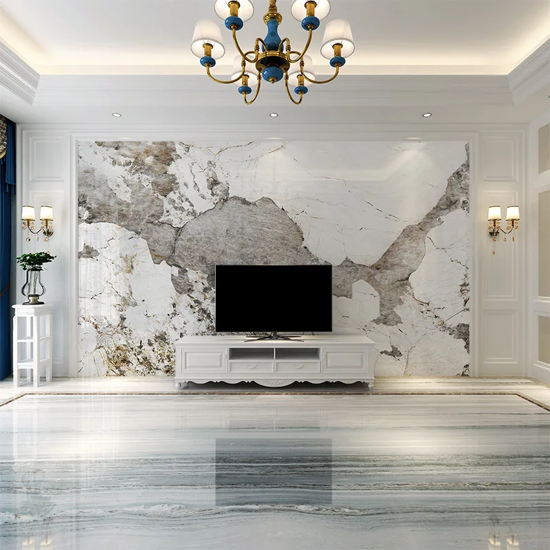 Pandora Sintered Stone Tiles Wall Slab Fireproof Modern for Bedroom Wall Panels