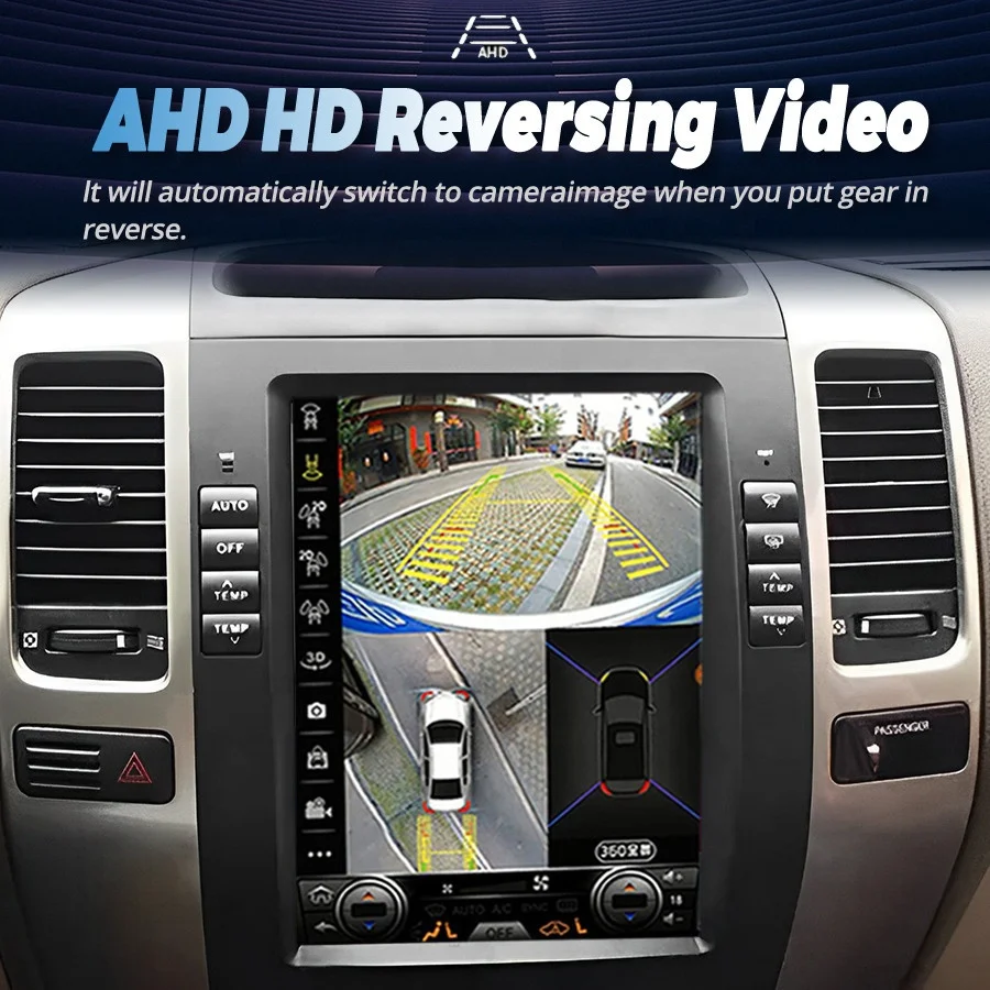 Autoradio Android 10.4 Pouces Pour Land Cruiser Prado 2002-2009 - Bluetooth GPS USB