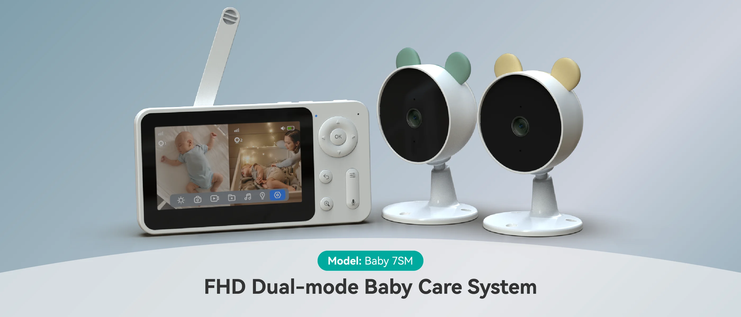 Digital Video Baby Monitor With Camera APP 5inch WIFI Baby Monitor Temperature Detection New Babyphone Camera Smart Baby Monitor