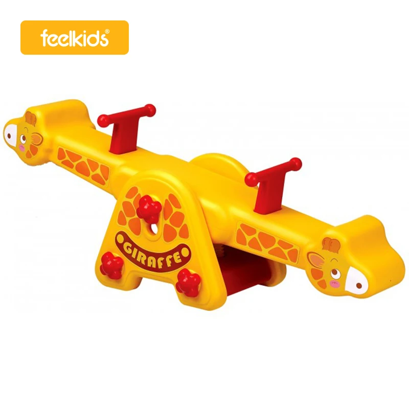 Feelkids Small Plastic Rocker Seesaw for Kids for Playgrounds Parks Malls and Supermarkets Kindergarten Use