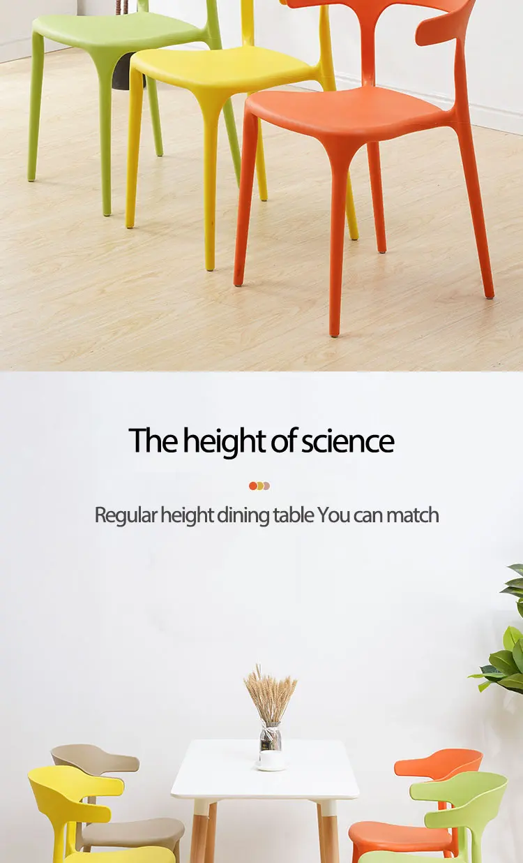Wholesale Cheap Colorful Restaurant Plastic Monoblock Chairs Modern