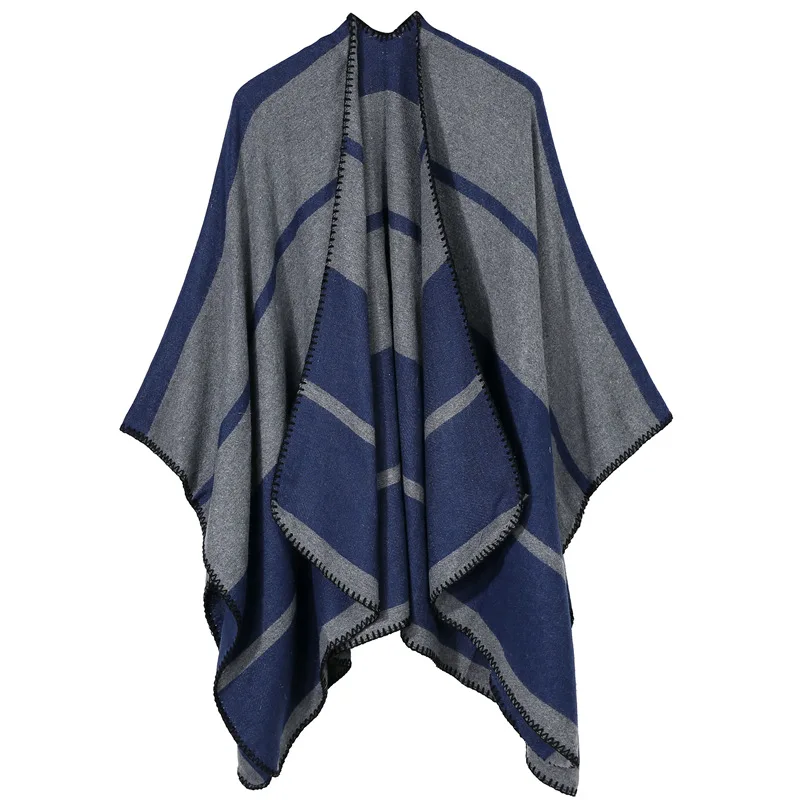Q443 шарфы из пашмины, клетчатая кашемировая накидка 130*150, дорожное одеяло, накидка, роскошная дизайнерская женская вязаная шаль