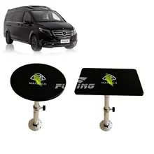 Upgrade the interior of W447 carriage to install three rows of small tables V-class commercial vehicle modified table board