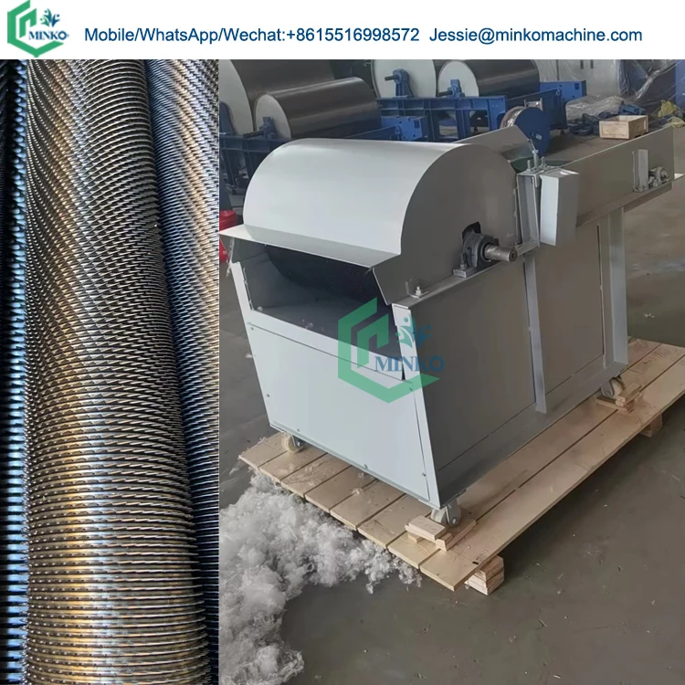 Recycle Waste Textile Opening Machine Wool Cotton Bale Fiber Opener Machine