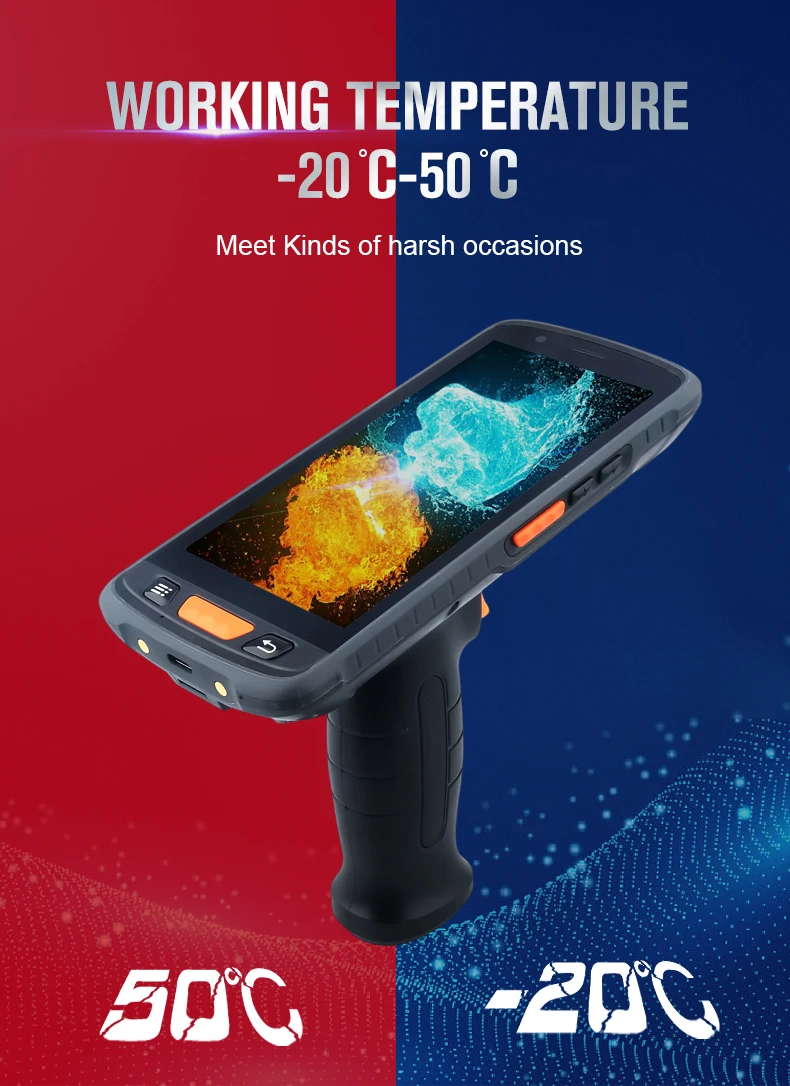 Industrial Rugged 2D Barcode Scanner Android PDA Handheld Mobile Computer Tablet PC Data Collector Stock Available