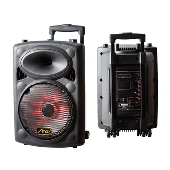 12 inch Excellent Sound Quality Party Light Karaoke Portable Trolley Speaker