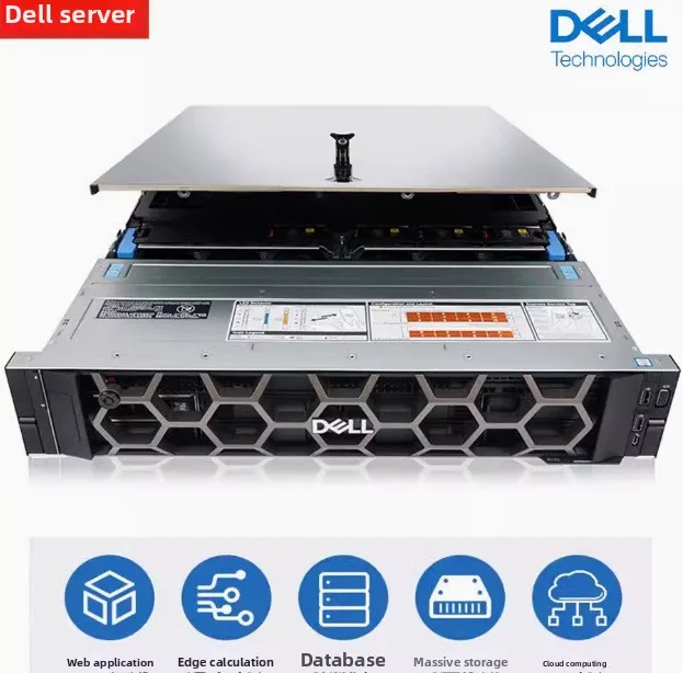 Dell PowerEdge R740XD Server 2x Xeon Silver 4214 64GB RAM 960G SSD 2x2.4T SAS H330 IRDC16 Dual Power Supply