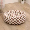 White + Brown Check Pattern(removable)