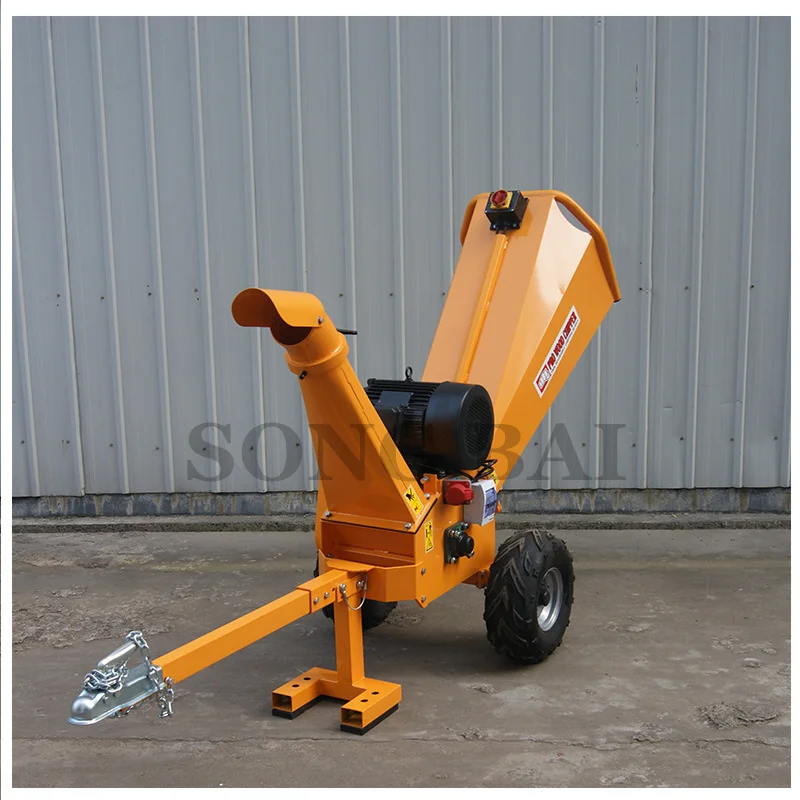 Small Garden Leaf Mulcher Shredder Mulching Chipping Machine Forest