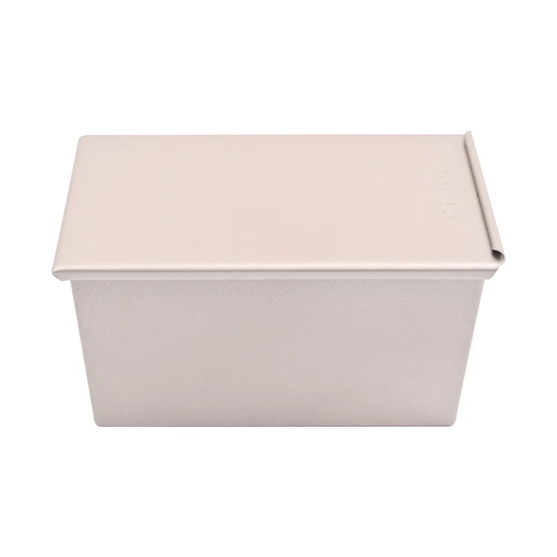 CHEFMADE WK9088 Bakeware Baking Tool Carbon Steel Non Stick Corrugated Baking Toast Mold Box Loaf Pan With Sliding Cover