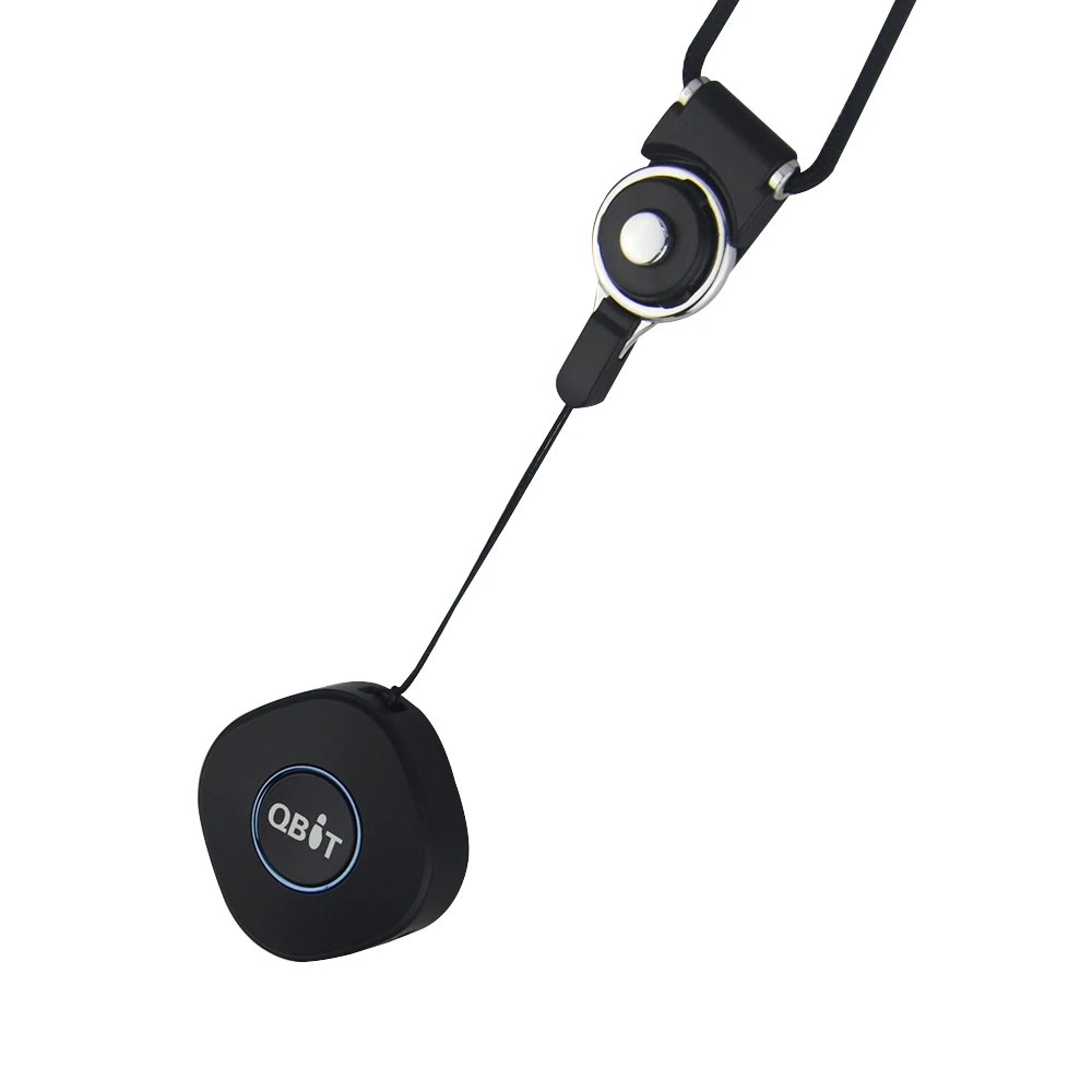 Portable Mini Qbit Q1 GSM GPRS GPS Tracker SOS GPS WIFI Positioning Sound Alarm App Real Time Tracking Locator Voice Monitoring