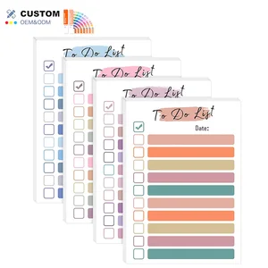 New Arrival Custom Design 50 Sheets Fashion Memo Pads Office Supplier Home Accessories to Do List Notepad 4x6 Inch Sticky Notes