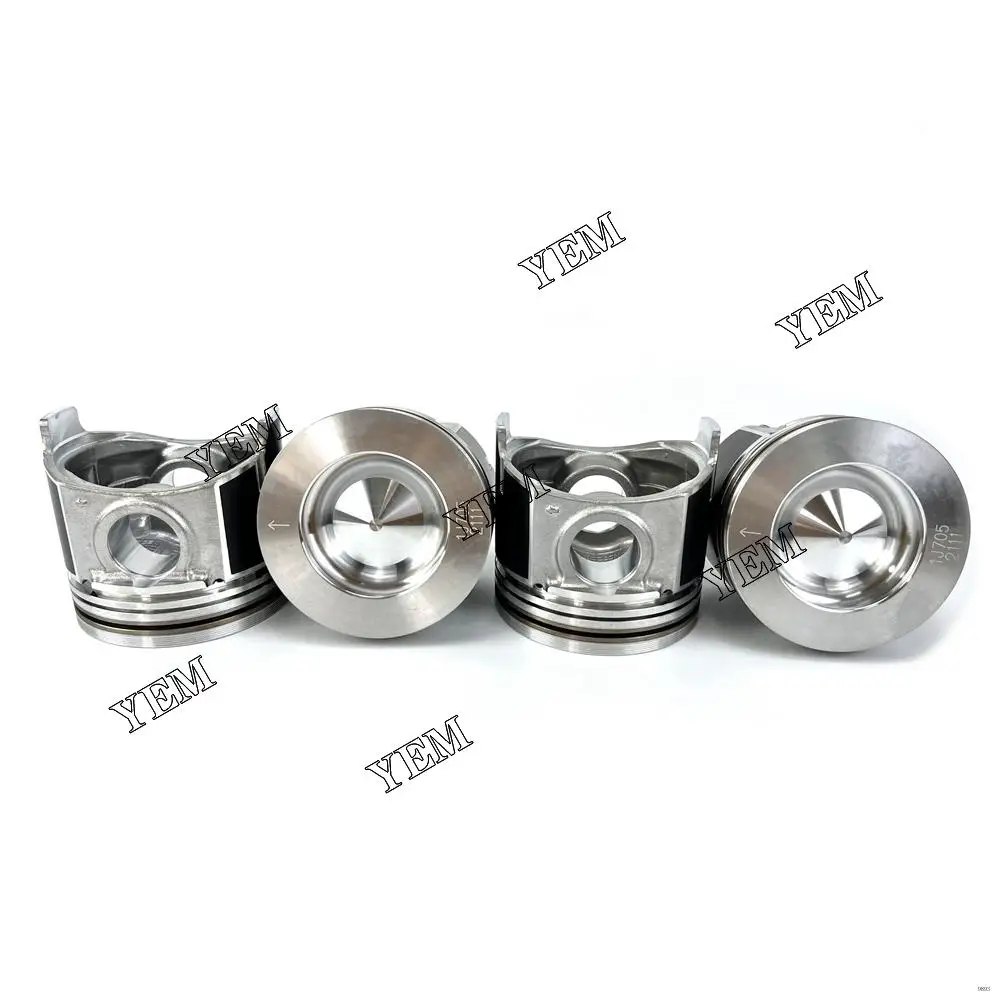 V2607 Engine Piston Kit With Pin CIR-CLIP for Kubota