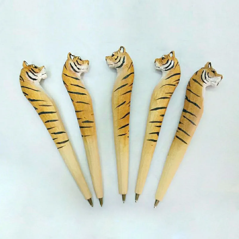 new product cheap fancy animal craved wooden pen
